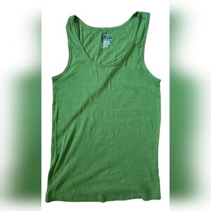🌞DNLA Olive/Drab Green Tank Top NWOT